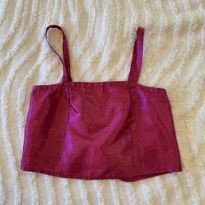 urban outfitters silk top